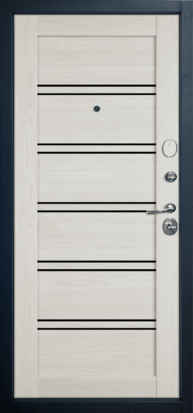 Atum Pro 28  Artic Oak  Black Gloss - Двери Сургут
